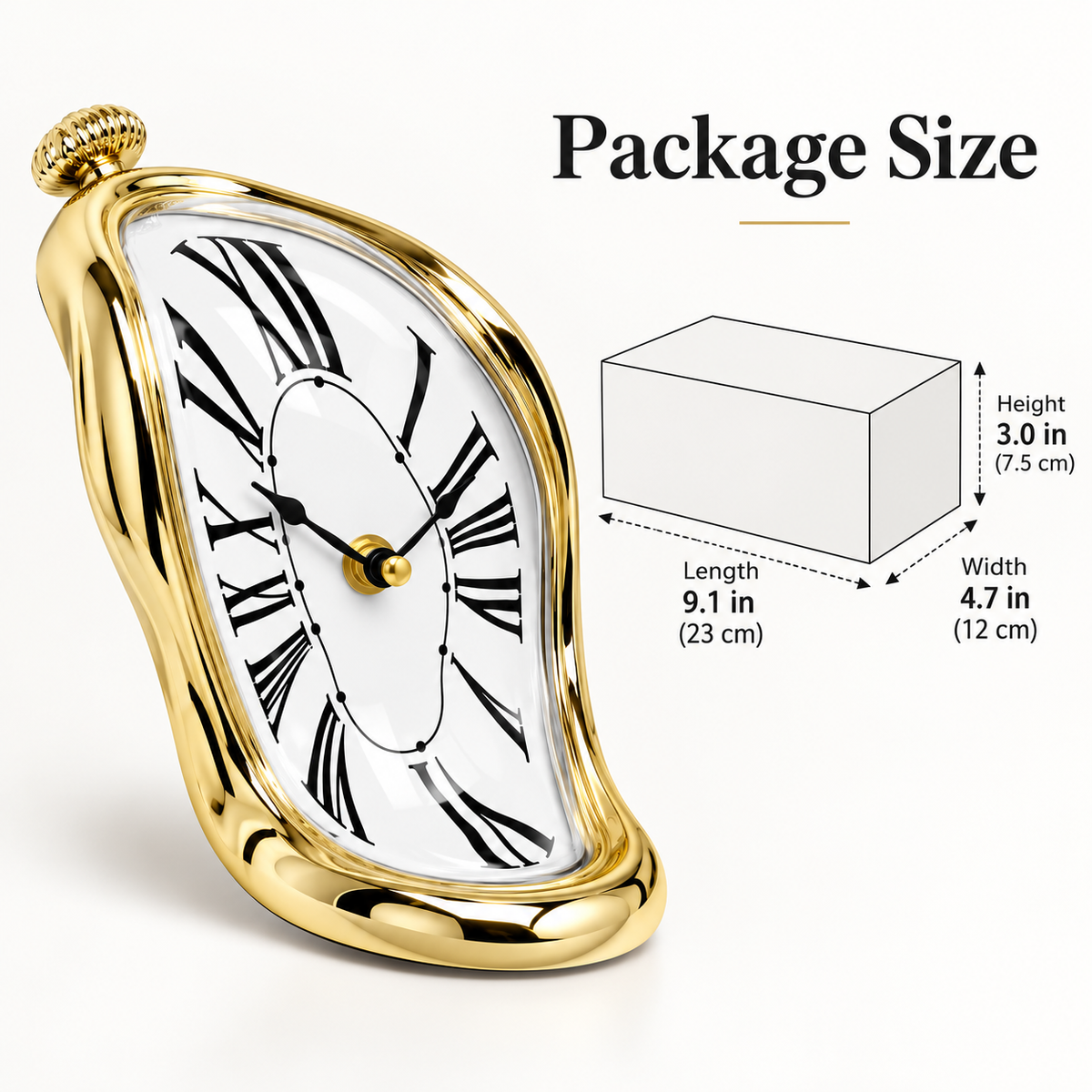 Melting High-Heel Decorative Table Clock